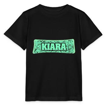 Kiara comme nom de naissance - T-shirt bio MINI CREATOR Stanley/Stella Enfant - noir - Devant - Mikhail (115cm)