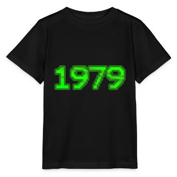 Computer 1979 - Stanley/Stella Kinder T-Shirt MINI CREATOR  - Schwarz - Vorne - Mikhail (115cm)
