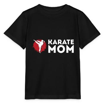 Karate Mama Talentierte Mutter Gift - Stanley/Stella Kinder T-Shirt MINI CREATOR  - Schwarz - Vorne - Mikhail (115cm)