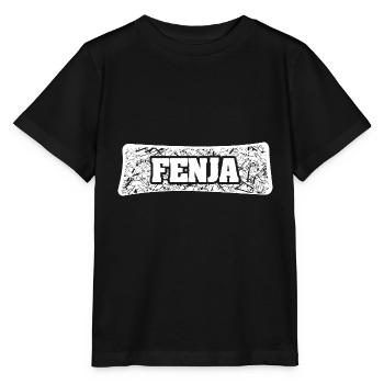 First name Fenja - Stanley/Stella MINI CREATOR Kids’ T-Shirt - black - Front - Mikhail (115cm)