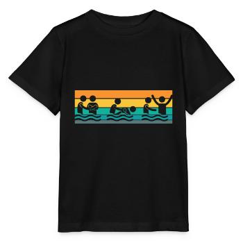 Religious Christian Baptism Church Baptized In - Stanley/Stella MINI CREATOR Kids’ T-Shirt - black - Front - Mikhail (115cm)