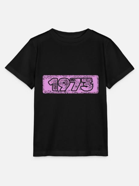 Zahl 1973 - Stanley/Stella Kinder T-Shirt MINI CREATOR - Schwarz