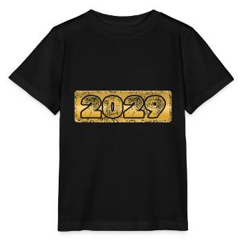 Year 2029 - Stanley/Stella MINI CREATOR Kids’ T-Shirt - black - Front - Mikhail (115cm)
