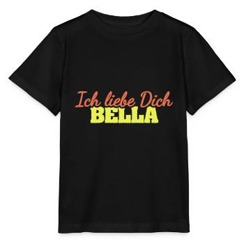 Dear Bella, - Stanley/Stella MINI CREATOR Kids’ T-Shirt - black - Front - Mikhail (115cm)