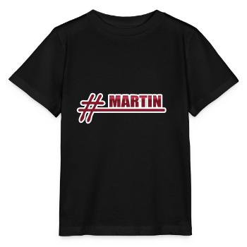 Martin as a first name - Stanley/Stella MINI CREATOR Kids’ T-Shirt - black - Front - Mikhail (115cm)