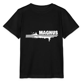 Farbklecks Magnus - Stanley/Stella Kinder T-Shirt MINI CREATOR  - Schwarz - Vorne - Mikhail (115cm)