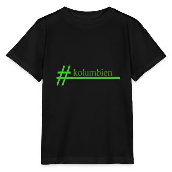 kolumbien - Stanley/Stella Kinder T-Shirt MINI CREATOR  - Schwarz - Vorne - Mikhail (115cm)