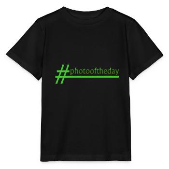 Gift for Photographer - Stanley/Stella MINI CREATOR Kids’ T-Shirt - black - Front - Mikhail (115cm)