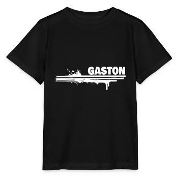 Farbklecks Gaston - Stanley/Stella Kinder T-Shirt MINI CREATOR  - Schwarz - Vorne - Mikhail (115cm)