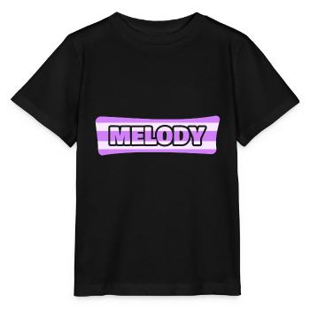 Gift for Melody - Stanley/Stella MINI CREATOR Kids’ T-Shirt - black - Front - Mikhail (115cm)