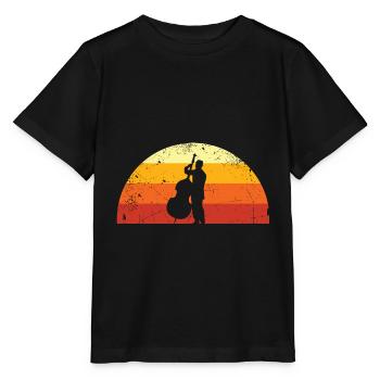 Kontrabass - Stanley/Stella Kinder T-Shirt MINI CREATOR  - Schwarz - Vorne - Mikhail (115cm)