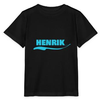 Étiquette nominative pour Henrik Nom Prénom - T-shirt bio MINI CREATOR Stanley/Stella Enfant - noir - Devant - Mikhail (115cm)