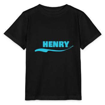 Geschenk für Henry - Stanley/Stella Kinder T-Shirt MINI CREATOR  - Schwarz - Vorne - Mikhail (115cm)