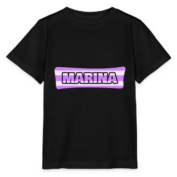 Marina - T-shirt bio MINI CREATOR Stanley/Stella Enfant - noir - Devant - Mikhail (115cm)