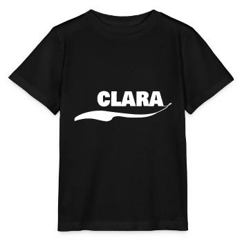 First name Clara - Stanley/Stella MINI CREATOR Kids’ T-Shirt - black - Front - Mikhail (115cm)
