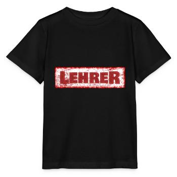 Job Teacher - Stanley/Stella MINI CREATOR Kids’ T-Shirt - black - Front - Mikhail (115cm)