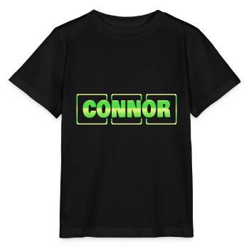 Connor als Geschenkidee - Stanley/Stella Kinder T-Shirt MINI CREATOR  - Schwarz - Vorne - Mikhail (115cm)