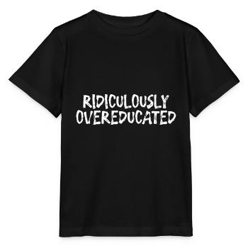 Ridiculement suréduqué 3 - T-shirt bio MINI CREATOR Stanley/Stella Enfant - noir - Devant - Mikhail (115cm)