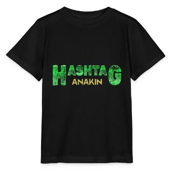 Hashtag Anakin - T-shirt bio MINI CREATOR Stanley/Stella Enfant - noir - Devant - Mikhail (115cm)