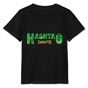 Hashtag Dante - Stanley/Stella Kinder T-Shirt MINI CREATOR  - Schwarz - Vorne - Mikhail (115cm)
