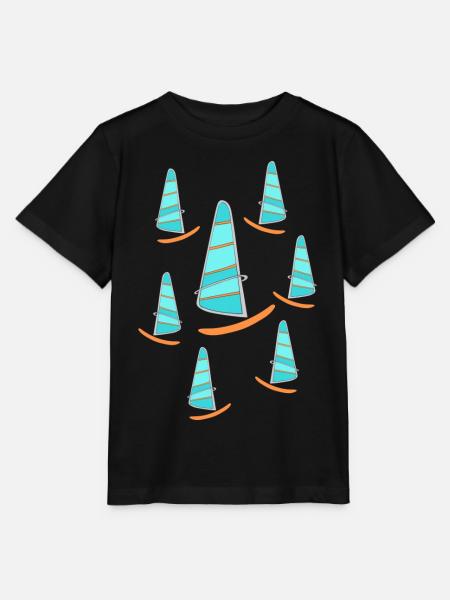 Windsurfing - Stanley/Stella Kinder T-Shirt MINI CREATOR  - Schwarz