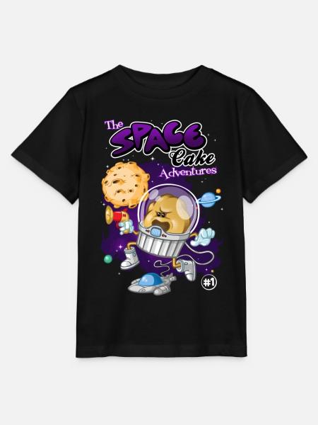 Space cake - Stanley/Stella MINI CREATOR Kids’ T-Shirt - black