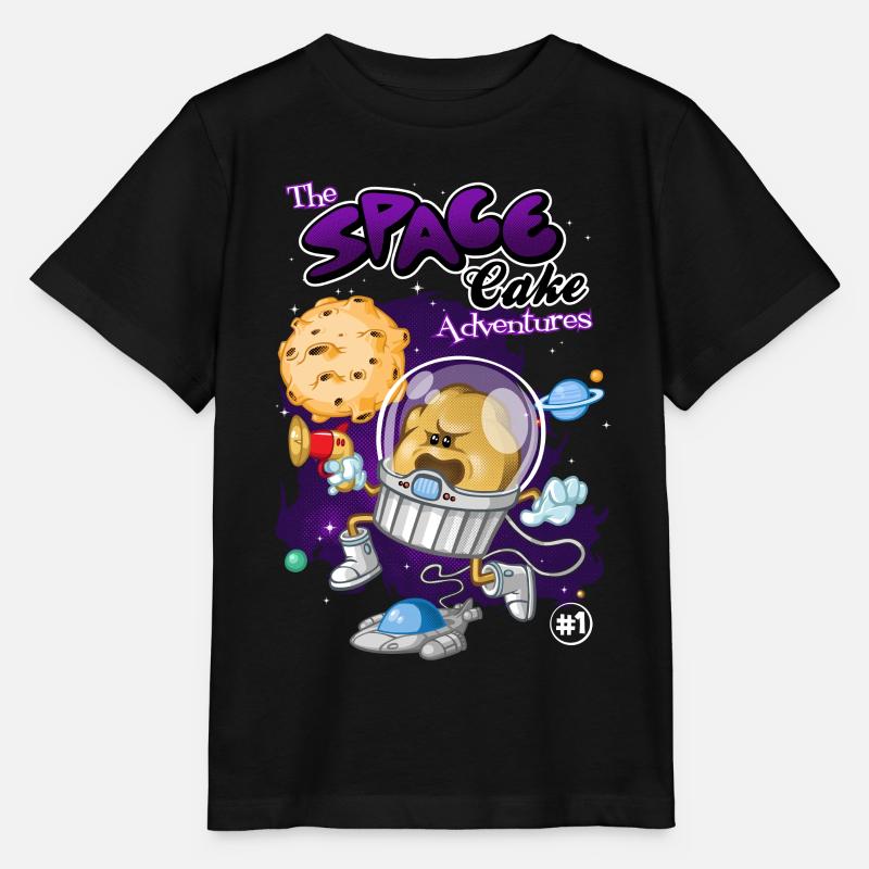Space cake - Stanley/Stella MINI CREATOR Kids’ T-Shirt - black