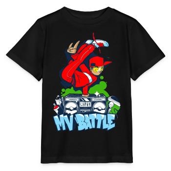 Breakdance B-Boy Streetdance Design Hip Hop Danse - T-shirt bio MINI CREATOR Stanley/Stella Enfant - noir - Devant - Mikhail (115cm)