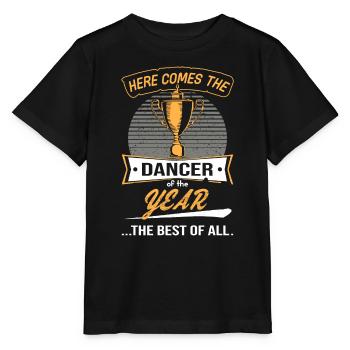 Trophée trophée des danseurs de l’année - T-shirt bio MINI CREATOR Stanley/Stella Enfant - noir - Devant - Mikhail (115cm)