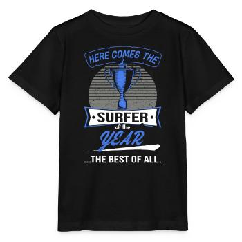 Trophy Trophy for Surfer of the Year - Stanley/Stella MINI CREATOR Kids’ T-Shirt - black - Front - Mikhail (115cm)