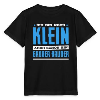 Kinder Großer Bruder Geschwister Jungen - Stanley/Stella Kinder T-Shirt MINI CREATOR  - Schwarz - Vorne - Mikhail (115cm)