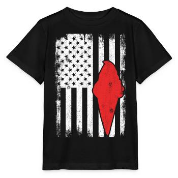 USA Ice Cream - Stanley/Stella MINI CREATOR Kids’ T-Shirt - black - Front - Mikhail (115cm)