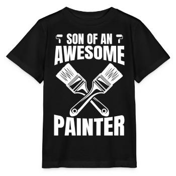 Peintre Vernisseur Fils - T-shirt bio MINI CREATOR Stanley/Stella Enfant - noir - Devant - Mikhail (115cm)