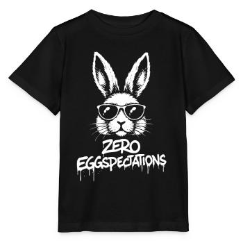 Zero Eggspectations - Stanley/Stella MINI CREATOR Kids’ T-Shirt - black - Front - Mikhail (115cm)