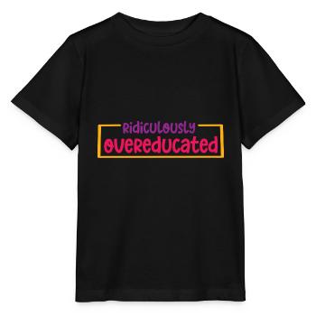 Ridiculement suréduqué 2 - T-shirt bio MINI CREATOR Stanley/Stella Enfant - noir - Devant - Mikhail (115cm)