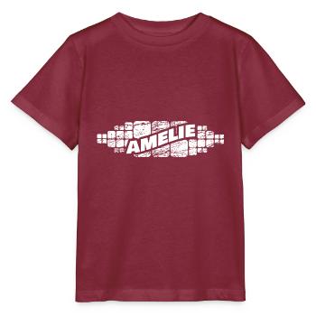 Amelie as Amelie - Stanley/Stella MINI CREATOR Kids’ T-Shirt - burgundy - Front - Kain (125cm)