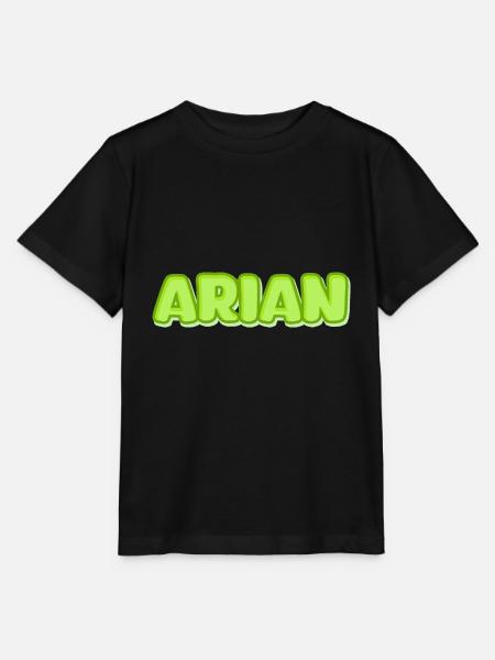 Arian Arian - Stanley/Stella Kinder T-Shirt MINI CREATOR  - Schwarz