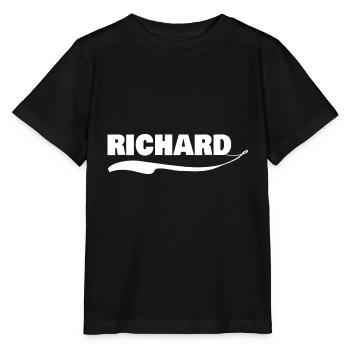 Vorname richard - Stanley/Stella Kinder T-Shirt MINI CREATOR  - Schwarz - Vorne - Mikhail (115cm)