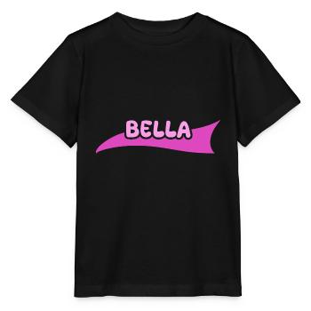 Bella als Vorname - Stanley/Stella Kinder T-Shirt MINI CREATOR  - Schwarz - Vorne - Mikhail (115cm)