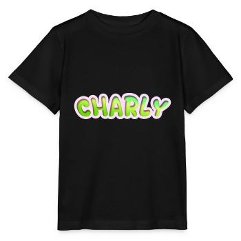 Charly comme métier - T-shirt bio MINI CREATOR Stanley/Stella Enfant - noir - Devant - Mikhail (115cm)