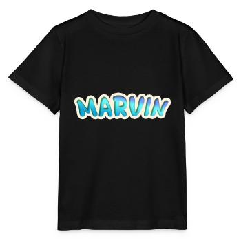 Geschenk für Marvin - Stanley/Stella Kinder T-Shirt MINI CREATOR  - Schwarz - Vorne - Mikhail (115cm)
