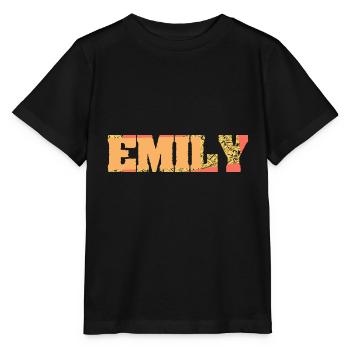 First name for Emily Maiden name Woman's name - Stanley/Stella MINI CREATOR Kids’ T-Shirt - black - Front - Mikhail (115cm)