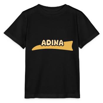 First name Adina - Stanley/Stella MINI CREATOR Kids’ T-Shirt - black - Front - Mikhail (115cm)