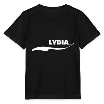 First name Lydia - Stanley/Stella MINI CREATOR Kids’ T-Shirt - black - Front - Mikhail (115cm)