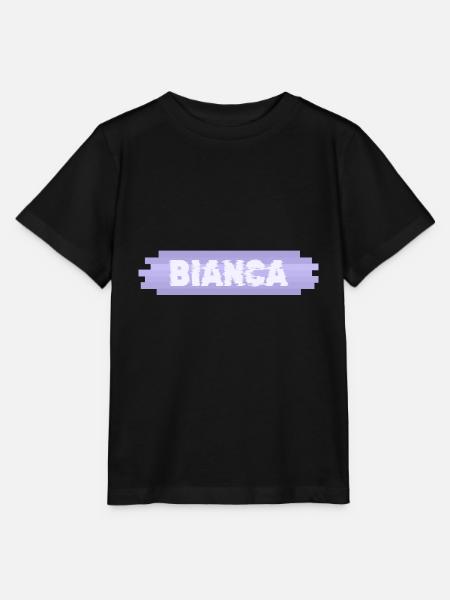 Geschenk für Bianca - Stanley/Stella Kinder T-Shirt MINI CREATOR - Schwarz