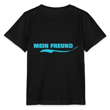 Freundschaft - Stanley/Stella Kinder T-Shirt MINI CREATOR  - Schwarz - Vorne - Mikhail (115cm)