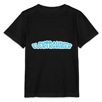 Electronics technician as electronics technician - Stanley/Stella MINI CREATOR Kids’ T-Shirt - black - Front - Mikhail (115cm)