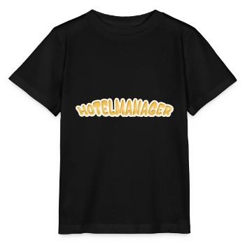 Job Hotel Manager - Stanley/Stella MINI CREATOR Kids’ T-Shirt - black - Front - Mikhail (115cm)