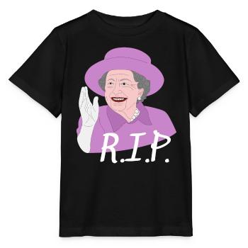 R.I.P. Reine Elizabeth - T-shirt bio MINI CREATOR Stanley/Stella Enfant - noir - Devant - Mikhail (115cm)