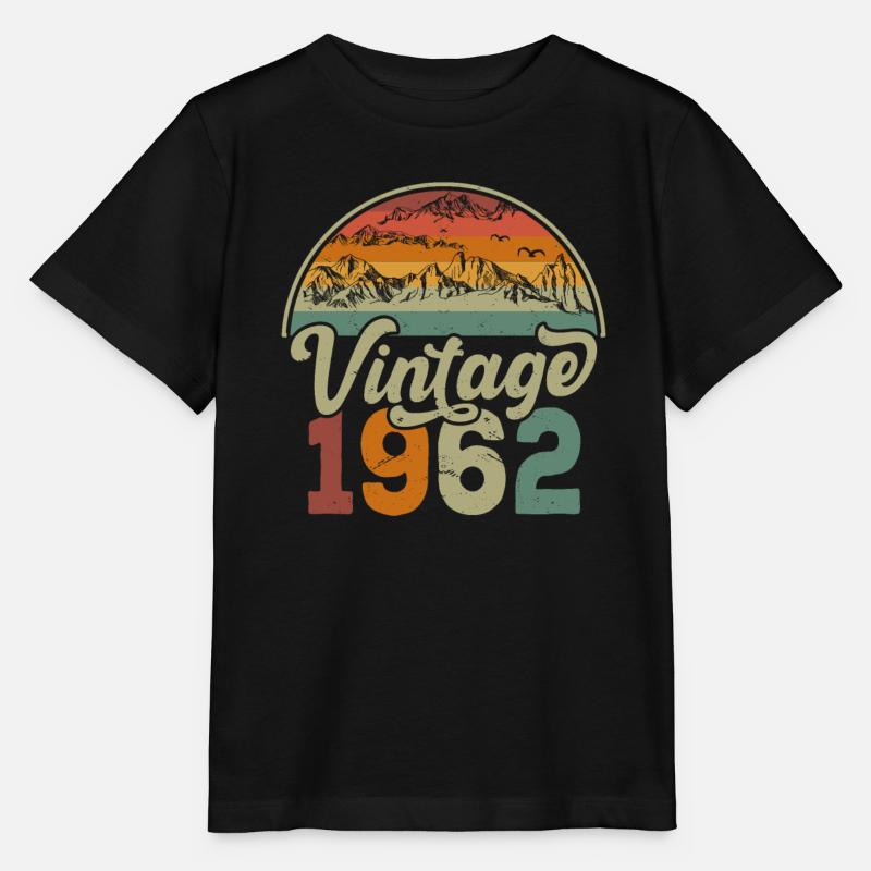 Vintage 1962 - T-shirt bio MINI CREATOR Stanley/Stella Enfant - noir